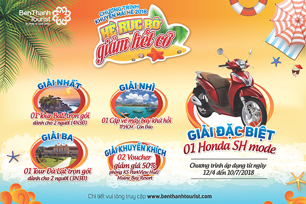 Mạng bán tour du lịch trực tuyến hàng đầu tại Việt Nam | BenThanh Tourist