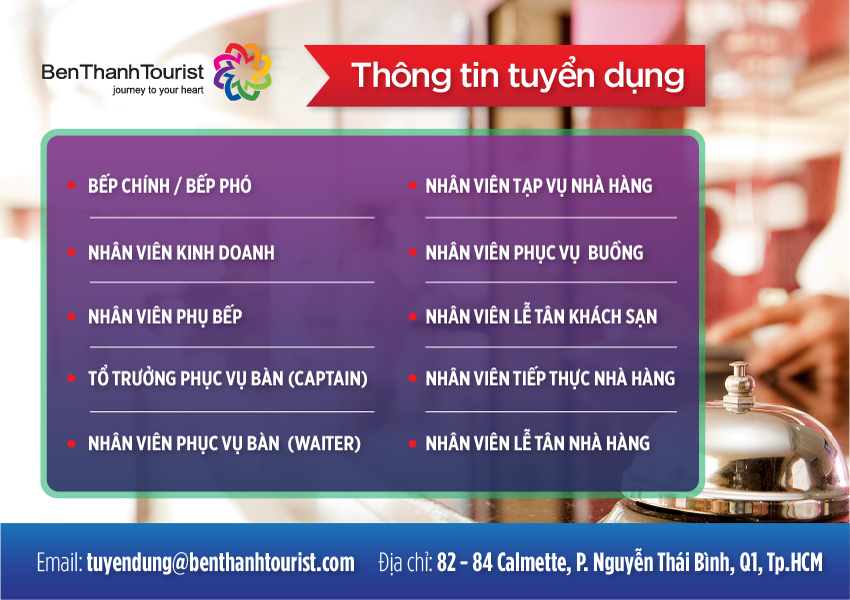 Mạng bán tour du lịch trực tuyến hàng đầu tại Việt Nam | BenThanh Tourist