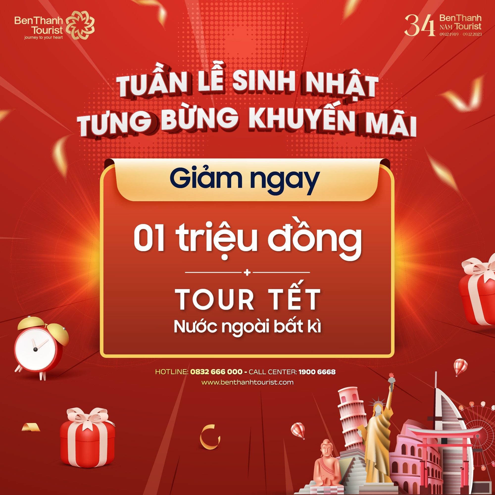 Mạng bán tour du lịch trực tuyến hàng đầu tại Việt Nam | BenThanh Tourist